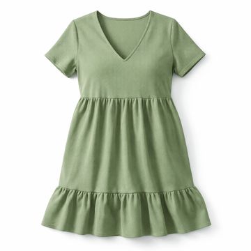 Vestido Peplum Feminino – Modelo Leve