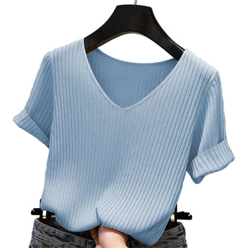 Camisa Casual de Malha – Alta Elasticidade