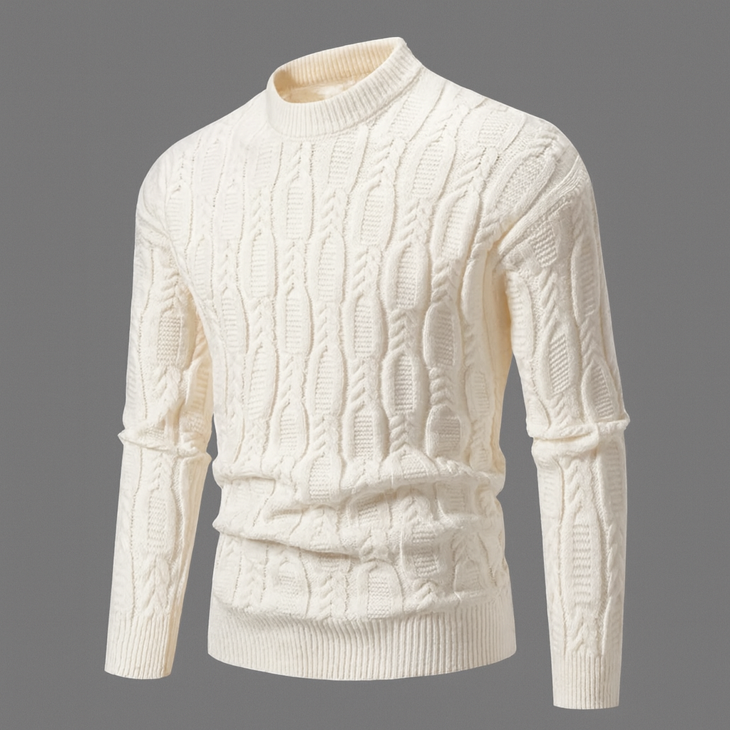 Men's textured sweater